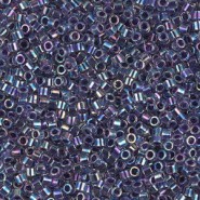 Miyuki delica beads 10/0 - Lined light violet ab DBM-59